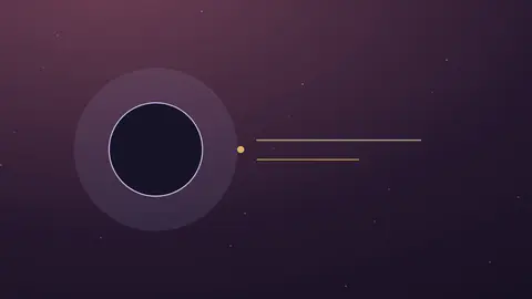 Lune noire et une seule ligne d’intention soulignée