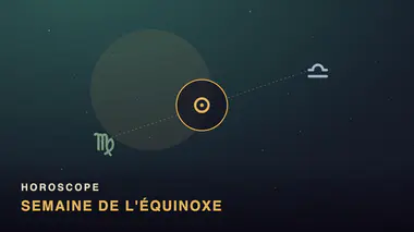 Le Soleil entre la Vierge et la Balance, bandeau Horoscope